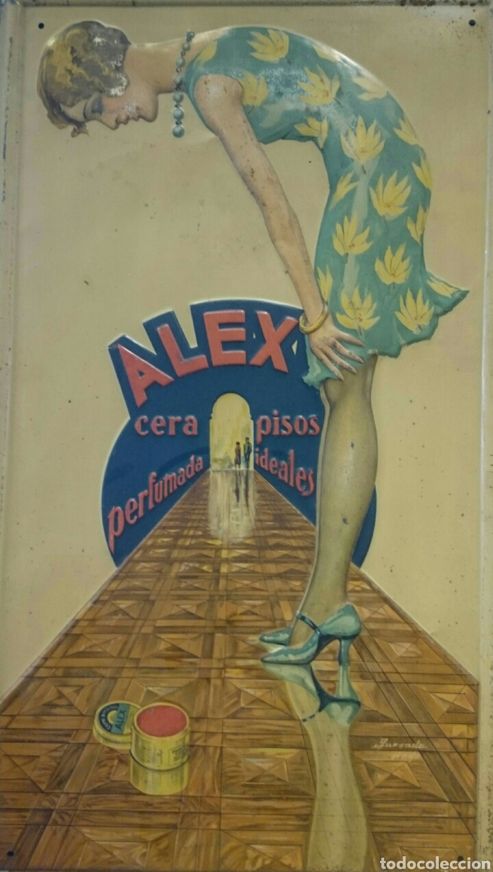 Chapa esmaltada de cera Álex